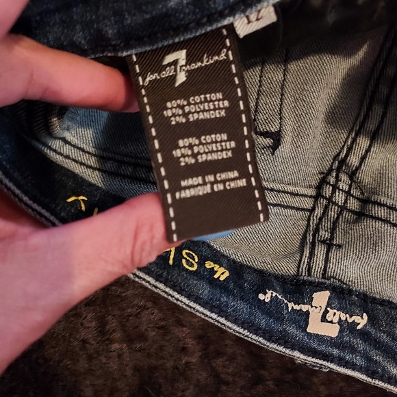Girls Youth ~ 7 For All Mankind ~ The Skinny Jeans - Picture 4 of 6